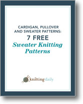 7 Free Sweater Knitting Patterns