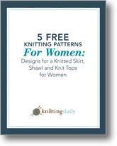 5 Free Knitting Patterns for Women: Knitted Skirt, Shawl, and Tops