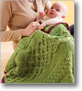 Crochet Cable Baby Blanket