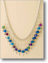 Cascade of Glass Beads