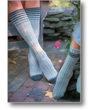 His-Her Crew and Knee Socks