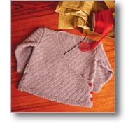 herringbone baby sweater