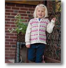 hearts and flowers cardigan