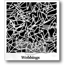 Webbings 12" Stencil