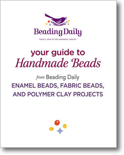 Get started today with this free guide to handmade beads and get tips on enamel beads, fabric beads, and polymer clay projects.