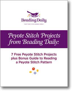 Get your free peyote stitch projects! Free Peyote Stitch Projects from Beading Daily