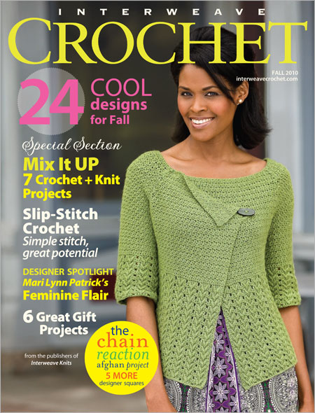 Knit Picks yarn featured in Interweave Crochet and Crochet