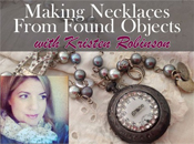 Making Necklaces from Found Objects