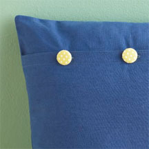 Use buttons to add flair to a simple envelope closure. Use buttons to add flair to a simple envelope closure.