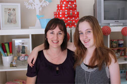 Lisa Cox and her daughter Sarah in their Perth, Australia studio. Lisa Cox and her daughter Sarah in their Perth, Australia studio.