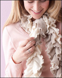 Curly Cashmere Scarf
