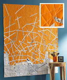 Paper Shredder Quilt by Kevin Kosbab. Paper Shredder Quilt by Kevin Kosbab.
