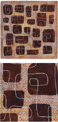 Flowing and organic? Bold and geometric? The possibilities for stitching are endless.
