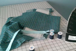 Patterns are designed very efficiently: just a few simple rectangles, some interfacing, and a zipper are all I need! Patterns are designed very efficiently: just a few simple rectangles, some interfacing, and a zipper are all I need!