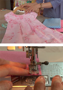 Learn about sewing seams, corners, curves, gathers, and more! 