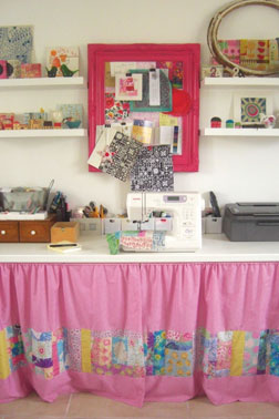 Fabric designer Lucie Summers' cheerful studio Fabric designer Lucie Summers' cheerful studio