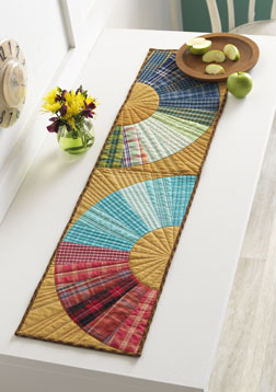Plaid Curves Table Runner by Kevin Kosbab. Plaid Curves Table Runner by Kevin Kosbab.