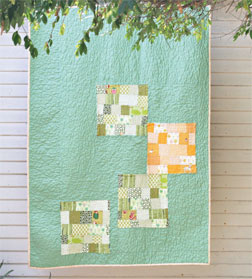 Alissa Haight Carlton's Yellow Pop quilt shows off modern quilting style. Alissa Haight Carlton's Yellow Pop quilt shows off modern quilting style.