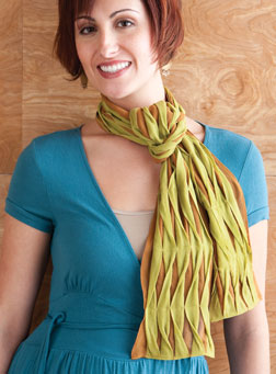 Undulating Pleat Scarf by Katrina Walker Undulating Pleat Scarf by Katrina Walker