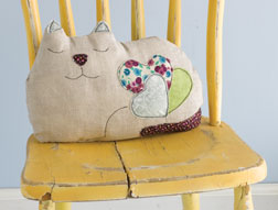 Cat Pillow by Eva Hanusova. Cat Pillow by Eva Hanusova.
