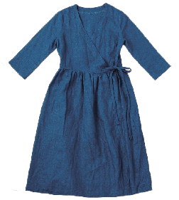 Wraparound dress. Wraparound dress.