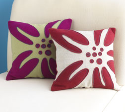 Lily Pillow Covers by Josee Carrier.