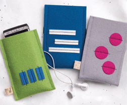 "Felt Smartphone Covers" by Lisa Cox. "Felt Smartphone Covers" by Lisa Cox.