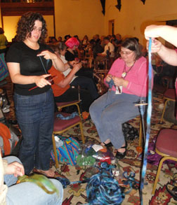 Team Spindle spinning